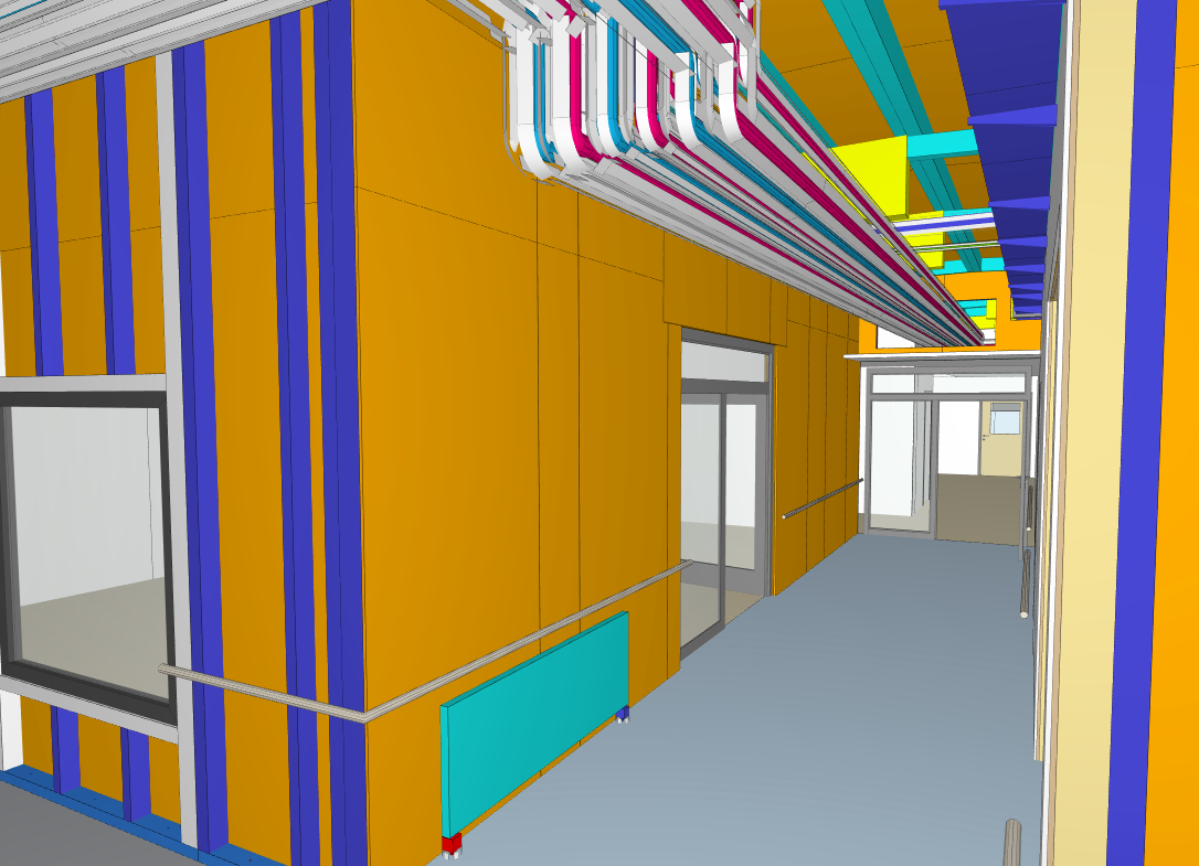 Building Information Modeling (BIM) 3D Model zur integralen Planung von Gebäuden vom Architekturbüro Die Planschmiede